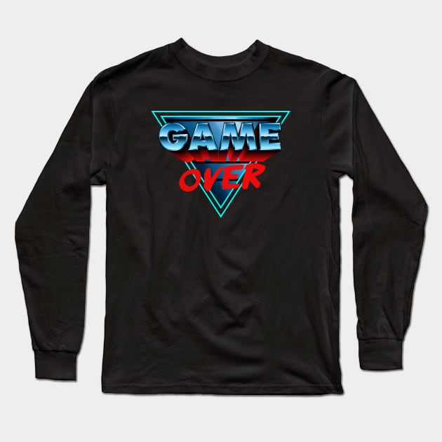 Game Over Long Sleeve T-Shirt by Remus